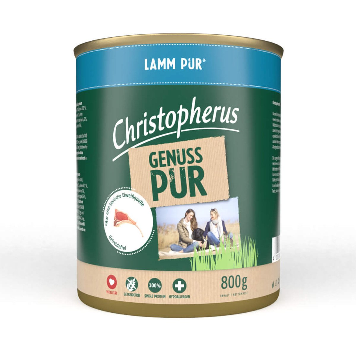 Christopherus Pur – Lamm 12x800g von Christopherus