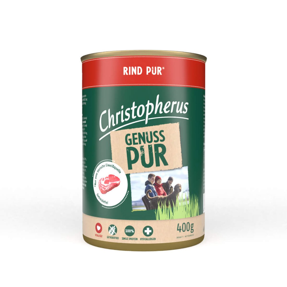 Christopherus Pur – Rind 24x400g von Christopherus