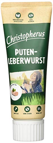 Christopherus Puten-Leberwurst für Hunde, 75 g von Christopherus