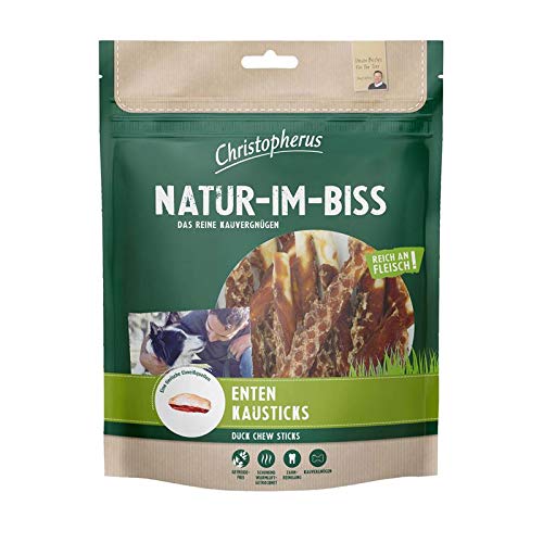 Christopherus Snack Enten Kausticks | 5X 300g Hundesnack von Christopherus