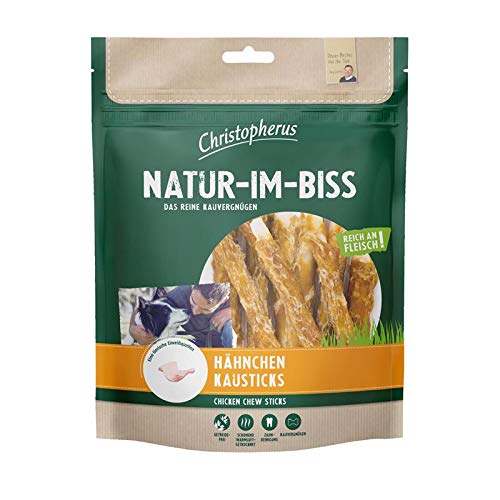 Christopherus Snack Hähnchen Kausticks | 5 x 300g Hundesnack von Christopherus