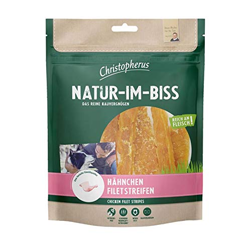 Christopherus Snack Hähnchenfiletstreifen | 5 x 300g Hundesnack von Christopherus