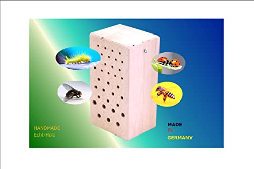 Christophorus-Werkstätten Nistholz für Bienen, Wespen & Insekten aus natürlichem Buchenholz | Bienenhotel | Insektenhotel | Unterschlupf | Handgefertigter Naturschutz für den Garten | Made in Germany Christophorus-Werkstätten Nistholz für Bienen, Wespen & Insekten aus natürlichem Buchenholz | Bienenhotel | Insektenhotel | Unterschlupf | Handgefertigter Naturschutz für den Garten | Made in Germany von Christophorus-Werkstätten