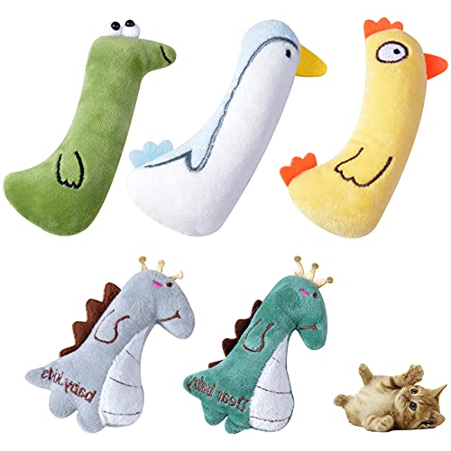 Chstarina 5pcs Bunte Katzenminze Kissen,Baldriankissen Katze mit Katzenminze Katzen Spielzeug mit Catnip Katzenspielzeug Set Katzenkissen Cat Toy Katzenbett Katzen Zubehör Geschenk für alle Katzen Chstarina 5pcs Bunte Katzenminze Kissen,Baldriankissen Katze mit Katzenminze Katzen Spielzeug mit Catnip Katzenspielzeug Set Katzenkissen Cat Toy Katzenbett Katzen Zubehör Geschenk für alle Katzen von Chstarina