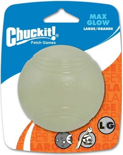 Max Glow Ball Dog Toy Size: Large (5.75" H x 4.25" W x 3" D) by Chuck-It von Chuck-It