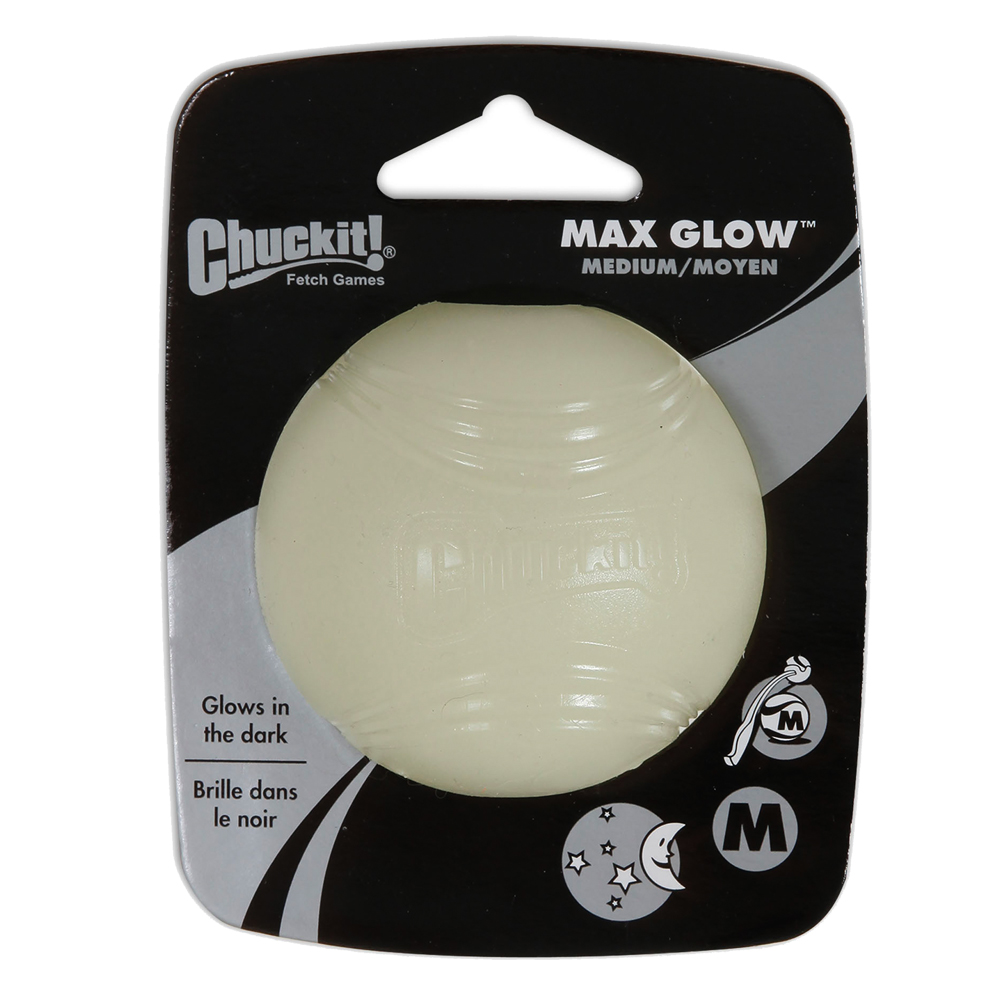 Chuckit! Ball Launcher Pro - Chuckit! Max Glow Ball Ø 6,5 cm von Chuckit!