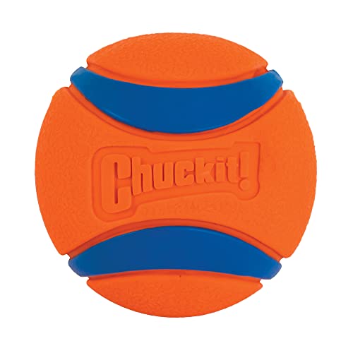 Chuckit – Ultra Ball XLarge – 1 Jagdball für Hunde – Robuster und vielseitiger Ball – Ball der auf der Wasseroberfläche schwimmt – Kompatibel mit Chuckit Launchern – 8,5 cm Durchmesser von Chuckit!