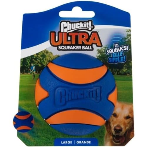 Chuckit! CH52069 Ultra Squeaker Ball Large 1-er Pack von Chuckit!