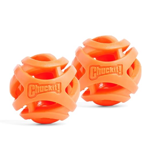 Chuckit! Air Fetch Hundespielzeug, Größe M, 6,3 cm Durchmesser, für Hunde von 9-27 kg, 2 Stück von Chuckit!