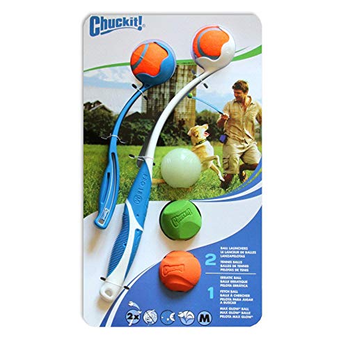 Chuckit Doppel Launcher 5 Ball Combo Pack Chuckit Doppel Launcher 5 Ball Combo Pack von Chuckit!