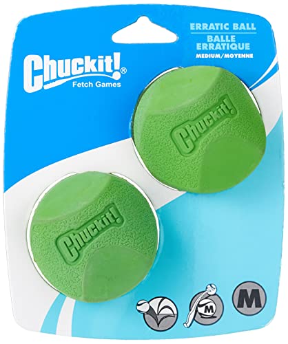 Chuckit! CH20120 Erratic Ball Medium 2-er Pack von Chuckit!