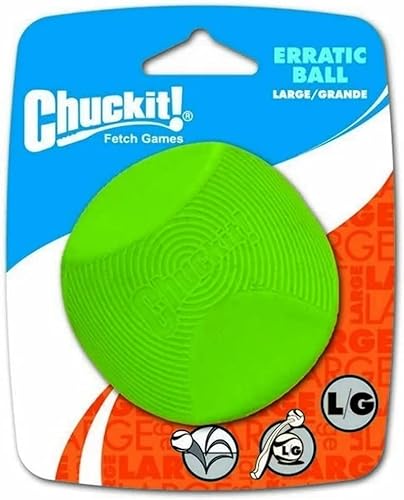 Chuckit! Fetch Toy ERRATIC BALL Unpredictable Bounce Fits Launcher LARGE 4-Pack von Chuckit!