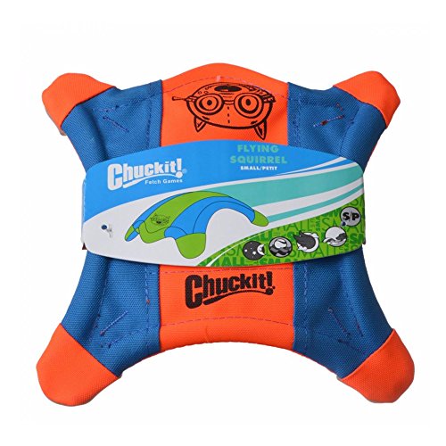 Chuckit! Flying Squirrel Toss Toy Floats Small 9" - Pack of 2 von Chuckit!
