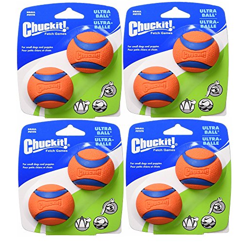 Chuckit! Hund Spielzeug zum Holen Ultra Ball Gummierter passt Launcher KLEIN 8 Bälle Chuckit! Hund Spielzeug zum Holen Ultra Ball Gummierter passt Launcher KLEIN 8 Bälle von Chuckit!