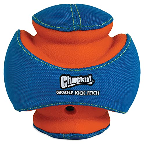 ChuckIt! Kick Fetch Hundespielzeug Ball mit Giggle Sounds, klein von Chuckit!