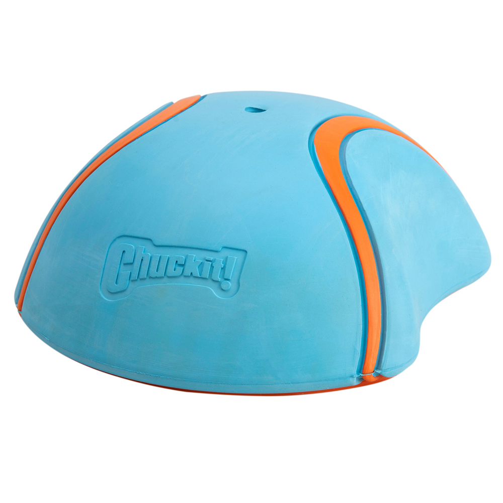 Chuckit! Hundespielzeug Indoor Slider blau-orange, Maße: ca. 18 x 14 cm von Chuckit!