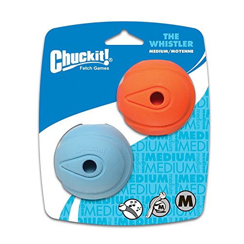 Chuckit! The Whistler Chuck-It Ball Medium Ball - Contains 10 Packs of 2 von Chuckit!