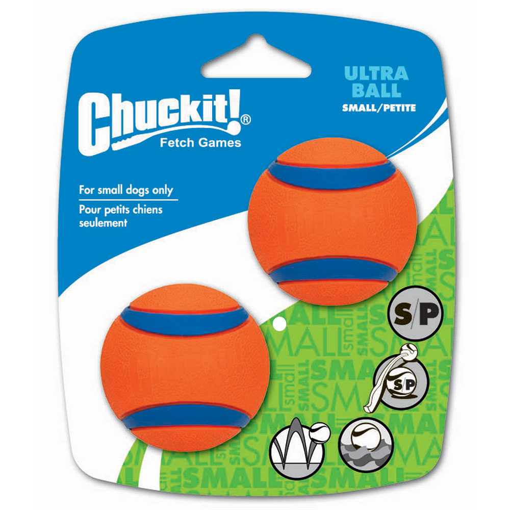 Chuckit! Ultra Ball - Größe S: 2 Stück, Ø 5,1 cm von Chuckit!