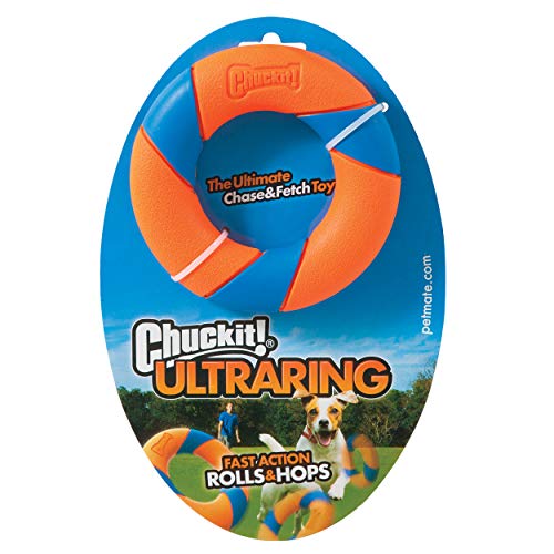 Schmeiß es! Ultraring Hundespielzeug aus Gummi, gut sichtbar, Jagd- und Apportierspielzeug für Hunde von Chuckit!