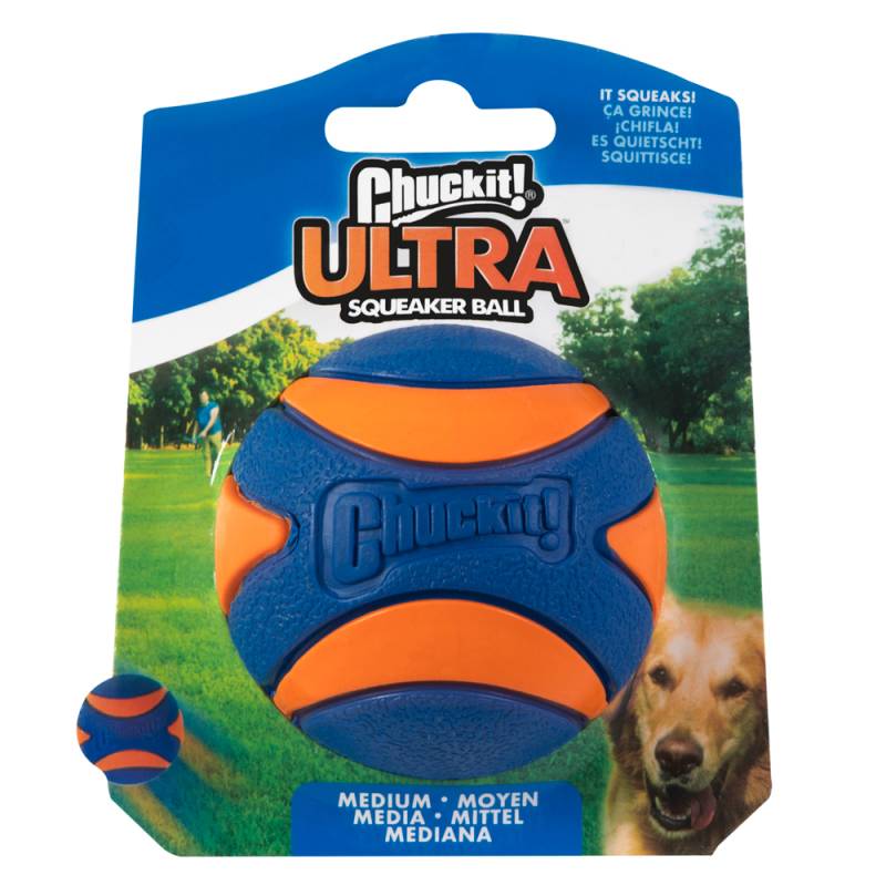 Chuckit! Ultra Squeaker Ball - Größe M: Ø 6,4 cm von Chuckit!