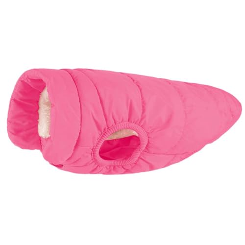 Hundemantel für den kalten Winter, warme Kleidung, wasserdichter Mantel mit Geschirrloch, Welpenmantel für kleine und mittelgroße Hunde, Rosa, Größe XS Hundemantel für den kalten Winter, warme Kleidung, wasserdichter Mantel mit Geschirrloch, Welpenmantel für kleine und mittelgroße Hunde, Rosa, Größe XS von Chukamalilayi
