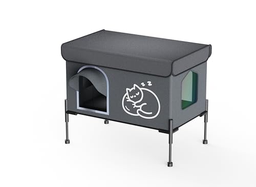 Katzenhaus für Outdoor-Katzen - Grau von Chumajor