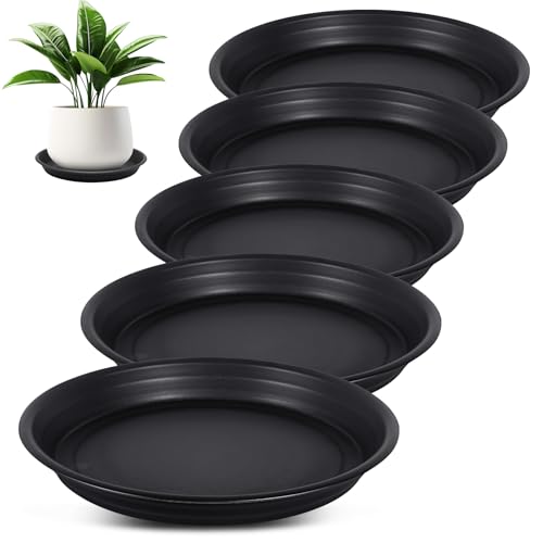 Chuner 5X Blumentopf Untersetzer Ø 28cm, Pflanzen Untersetzer Farbe Anthrazit Kunststoff Blumenuntersetzer Blumentopfuntersetzer passend zu Ø 23.5cm Blumentöpfen Chuner 5X Blumentopf Untersetzer Ø 28cm, Pflanzen Untersetzer Farbe Anthrazit Kunststoff Blumenuntersetzer Blumentopfuntersetzer passend zu Ø 23.5cm Blumentöpfen von Chuner