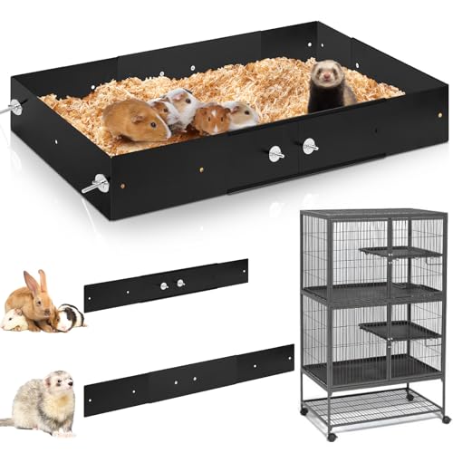 Chunful Streuschutz, kompatibel mit Frettchen Nation und Critter Nation, 9 Stück, ausziehbar, verstellbar, für Kleintierkäfige, Urin- und Streu, für Frettchen, Chinchillas, Ratten Chunful Streuschutz, kompatibel mit Frettchen Nation und Critter Nation, 9 Stück, ausziehbar, verstellbar, für Kleintierkäfige, Urin- und Streu, für Frettchen, Chinchillas, Ratten von Chunful