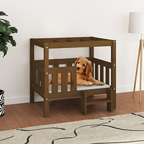 Chusui Hundebett, Hundekissen, Katzenbett, Dog Bed, Hunde Bett, Katzensofa, Hundecouch, Petbett Hunde, Honigbraun 75,5x63,5x70 cm Massivholz Kiefer Chusui Hundebett, Hundekissen, Katzenbett, Dog Bed, Hunde Bett, Katzensofa, Hundecouch, Petbett Hunde, Honigbraun 75,5x63,5x70 cm Massivholz Kiefer von Chusui