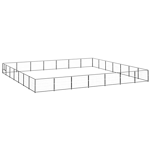 Chusui Hundezwinger, Welpenauslauf, Hundezaun, Laufstall Hund, Zaun Für Hunde, Welpengitter, Welpenzaun, Hundegitter, Schwarz 49 m² Stahl Chusui Hundezwinger, Welpenauslauf, Hundezaun, Laufstall Hund, Zaun Für Hunde, Welpengitter, Welpenzaun, Hundegitter, Schwarz 49 m² Stahl von Chusui