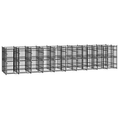 Chusui Outdoor-Hundezwinger, Welpenauslauf, Hundezaun, Laufstall Hund, Zaun Für Hunde, Welpengitter, Hundegitter, Welpenzaun, Stahl 18,43 m² Chusui Outdoor-Hundezwinger, Welpenauslauf, Hundezaun, Laufstall Hund, Zaun Für Hunde, Welpengitter, Hundegitter, Welpenzaun, Stahl 18,43 m² von Chusui