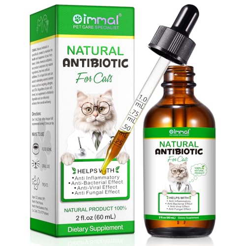 Natürliche Antibiotika für Katzen, Katzen-Antibiotika für Infektion, Katzen-Antibiotikum Unterstützt Immunsystem & Katze Allergie Relief, Juckreiz Linderung für Katzen, Katze Antibiotika für UTI, 60ml Natürliche Antibiotika für Katzen, Katzen-Antibiotika für Infektion, Katzen-Antibiotikum Unterstützt Immunsystem & Katze Allergie Relief, Juckreiz Linderung für Katzen, Katze Antibiotika für UTI, 60ml von CiAIplw