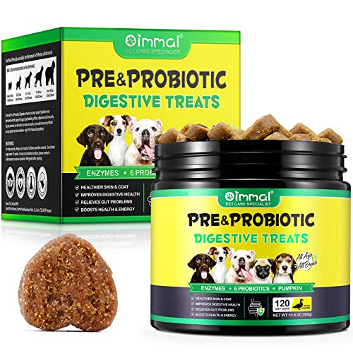Probiotika für Hunde, Unterstützt die Gesundheit des Verdauungssystems, Verbessert die Gesundheit des Darms, Fördert die Gesundheit der Haut und Saisonale Allergien Unterstützen, Gut für Die Immunität von CiAIplw