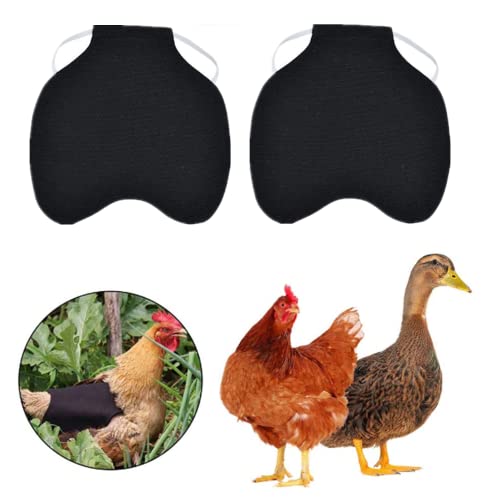 CiCixixi 2 Stück Hühnersattel Geflügel Henne Henne Sattel Schürze Chicken Saddle Apron Warnweste Für Hühner Huhn Weste Hühnersattel Pet Feather Protection Fixer Für Geflügel Rücken Und Flügel Schützen von CiCixixi