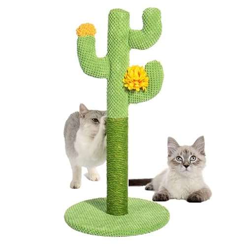 Pets Kratzstamm für Katzen,Road Kaktus-Kratzstämme,Kratzpfosten für Katzen,Katzenkratzbaum Kaktus,Kratzstamm Sisal Kratzsäule Abnehmbar Spielzeug für Wohnungskatzen und Kätzchen von CiCixixi