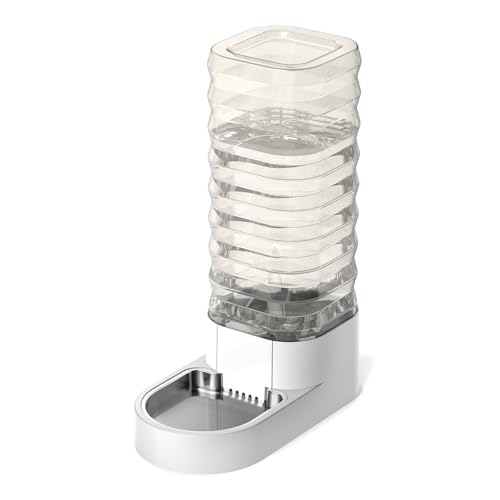 Gravity 8.5L Hund und Katze Wassernapf Spender, Automatischer Edelstahl Hund Wassernapf, 100% BPA-frei, Selbstbefüllende Große Kapazität Haustier Wasserspender für Hunde und Katzen von Ciconira