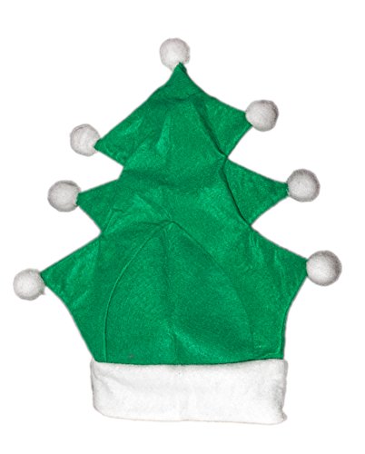 Ciffre Tannenbaum Weihnachtsbaum Kopf Weihnachtsmütze Weihnachtsmann Nikolausmütze Grün von Ciffre