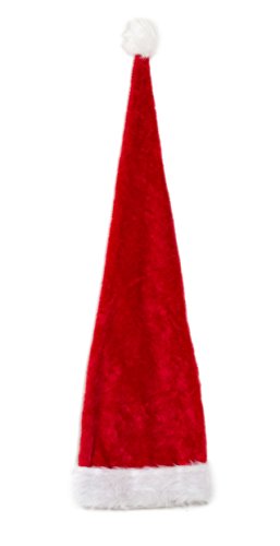 Ciffre Weihnachtsmützen Dick Plüsch Lang Weihnachtsmütze Luxus Super Weich von Ciffre