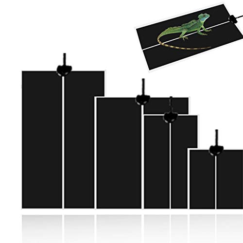 Heizmatte Terrarium Reptilienheizmatte 5W/7W/14W/20W Wasserdichtes, sicheres, einstellbares Vivarium Pet Tank Warmer Mat Pad mit Temperaturregelung (20W(28 * 42cm)) von Cihely