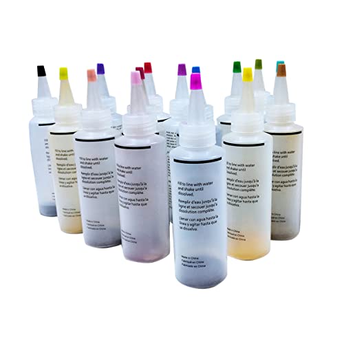 Ciieeo 1 Set Mit 18 Batikpigmenten Für Kleidungsaccessoires. Sicher Für Jungen Und Mädchen Schüler. Kein Mischen Erforderlich. Lebendige Farben Für Freunde Und Familie. von Ciieeo