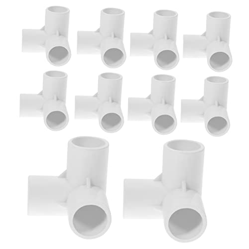 Ciieeo 10 Stück PVC Verbindungsstücke für Zelt Gewächshaus Möbel Hochwertige PVC Fittings für Stabile Konstruktionen Praktische Anwendungen von Ciieeo