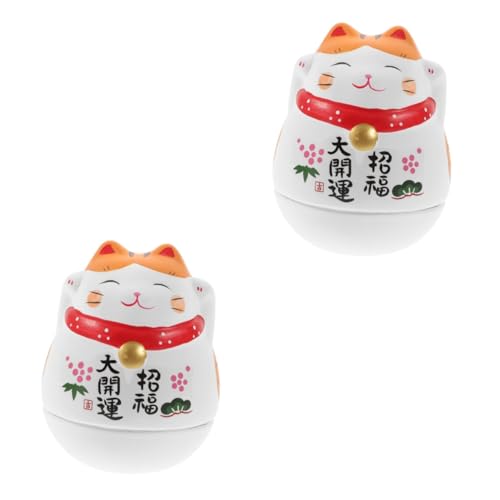 Ciieeo 2St Katzenschmuck Tiere Spielzeug Kätzchen Spielzeug Tierspielzeug Cutie Cats Cute Decor Fun Toy Kinderspielzeug Spielzeuge Tiere Katze Cartoon-Katzen- Keramik Ciieeo 2St Katzenschmuck Tiere Spielzeug Kätzchen Spielzeug Tierspielzeug Cutie Cats Cute Decor Fun Toy Kinderspielzeug Spielzeuge Tiere Katze Cartoon-Katzen- Keramik von Ciieeo