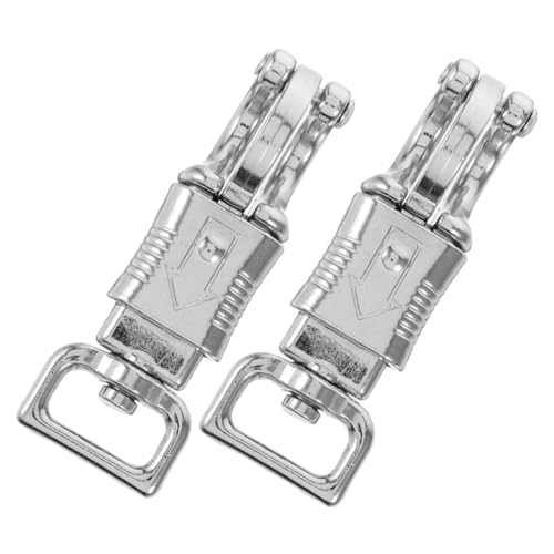 Ciieeo 2stücke Schnellverschluss Equestrian Hook Robuste Metall-snap-Haken Für Pferdegeschirr Outdoor-Sport Und Reitzubehör Wetterfest Zinklegierung Gefertigt von Ciieeo