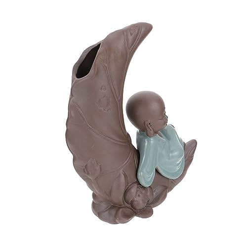 Ciieeo Blumenvase Aus Keramik Für Aquarien Heimdekoration Büro Keramikvase Hydrokultur-blumentopf Für Den Schreibtisch von Ciieeo