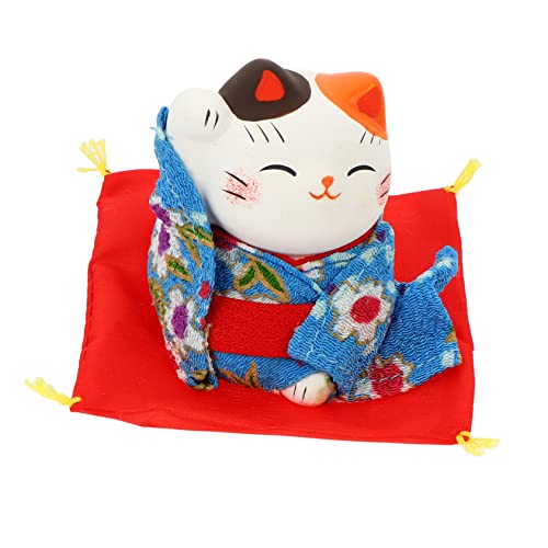 Ciieeo Chinesische Dekoration 5 Rechtshänder Auto Katze Ornament Dekoration Desktop Katze Feng Shui Home von Ciieeo
