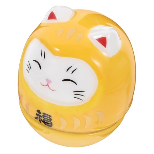 Ciieeo Exquisite Keramik-katzenfigur Im Japanischen Stil Becher-Dekoration für Das Büro Zu Hause von Ciieeo