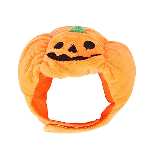 Ciieeo Haustier-Halloween-Hut Kürbis-Kopfbedeckung Für Hunde Und Katzen Modisch Atmungsaktiv Und Leicht Zu Tragen Ciieeo Haustier-Halloween-Hut Kürbis-Kopfbedeckung Für Hunde Und Katzen Modisch Atmungsaktiv Und Leicht Zu Tragen von Ciieeo