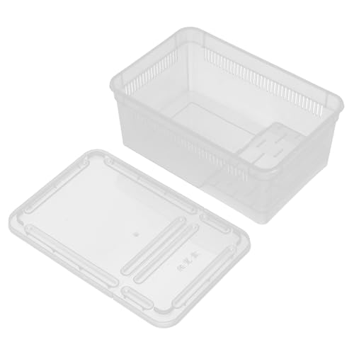 Ciieeo Kasten Kletterbox Für Haustiere Schlangengehege Schlangenbehälter Grillenhalter Für Reptilien Zuchtbecken Für Schildkröten Echsenkäfig Insekten -Terrarium Plastik Transparent von Ciieeo