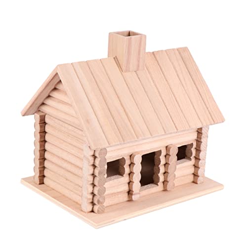 Ciieeo Kreatives Holzvogelhaus für Garten und Wohnraumdekoration Stilvolles Vogelhäuschen mit Natürlichem Design für Kleine Wie Kanarienvögel und Papageien Ciieeo Kreatives Holzvogelhaus für Garten und Wohnraumdekoration Stilvolles Vogelhäuschen mit Natürlichem Design für Kleine Wie Kanarienvögel und Papageien von Ciieeo