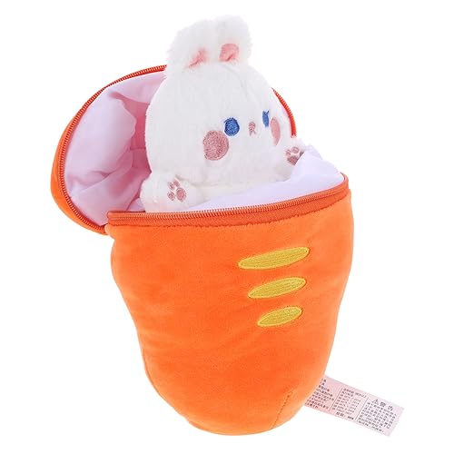 Ciieeo Kuscheltier Karotten Hase Wendbares Plüschspielzeug für Süßes Stofftier Kreatives für Jungen für Geburtstage und Dekoration Ciieeo Kuscheltier Karotten Hase Wendbares Plüschspielzeug für Süßes Stofftier Kreatives für Jungen für Geburtstage und Dekoration von Ciieeo